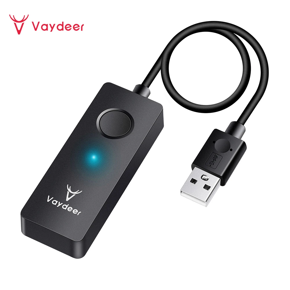 Vaydeer Mouse Jiggler mover USB Port Drive-free with Switch Simulate Mouse Movement to Prevent the Computer from Entering Sleep wifi mouse for pc