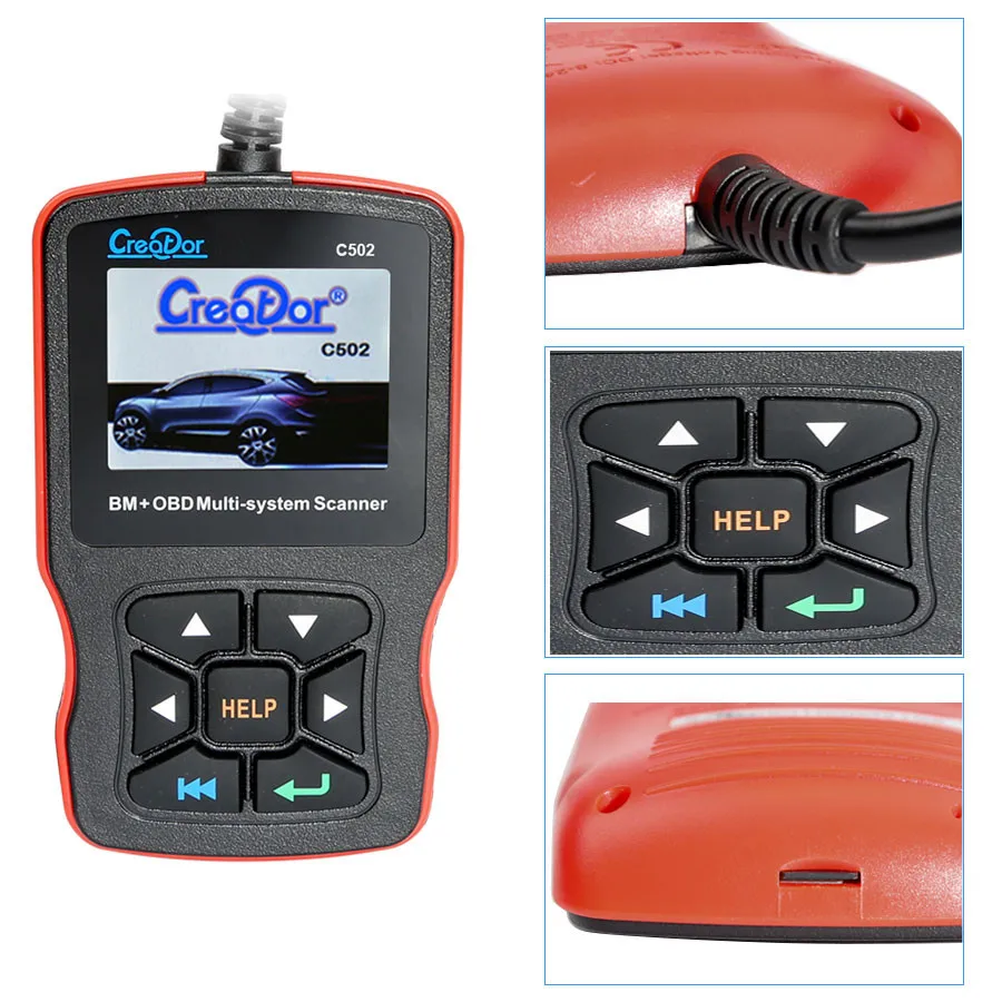 NEW2020 Creator C502 OBD2 Diagnostic Tool Full Systems Auto Diagnostic Scanner Professional For Mercedes Benz OBD2 Scanner Tools