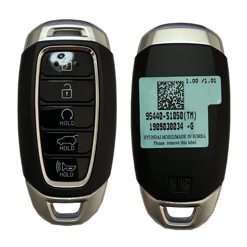CN020168 Aftermarket 5 Button Smart Key For Hyundai Santa Fe 2019+ Remote 433MHz FCCID Number 95440-S1050 Keyless Go | Автомобили и