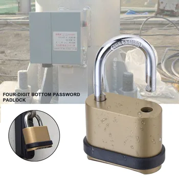 

Number Anti Theft Door Padlock Gate Cabinet Dormitory Alloy Hardware Home Security Digit Combination Code Rustproof Outdoor