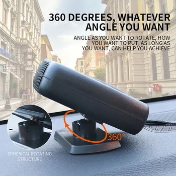 

Hot 2019 Car Defogger 12V Portable Vehicle Fogbroom Warming Cooling Air Fast Defrosting with Fuse Double-sided Tape 1.55 Meters