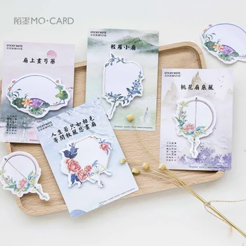 

1pack/lot Chinese style vintage poetry design memo sticky notes message notes Stationery gift