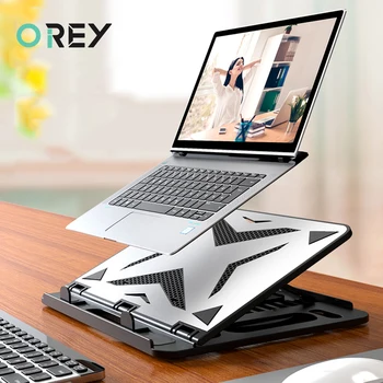 

Height Adjustment Laptop Stand For Macbook Air Pro Rotating Bottom Support Notebook Holder Cooling Pad Bracket With Phone Stand