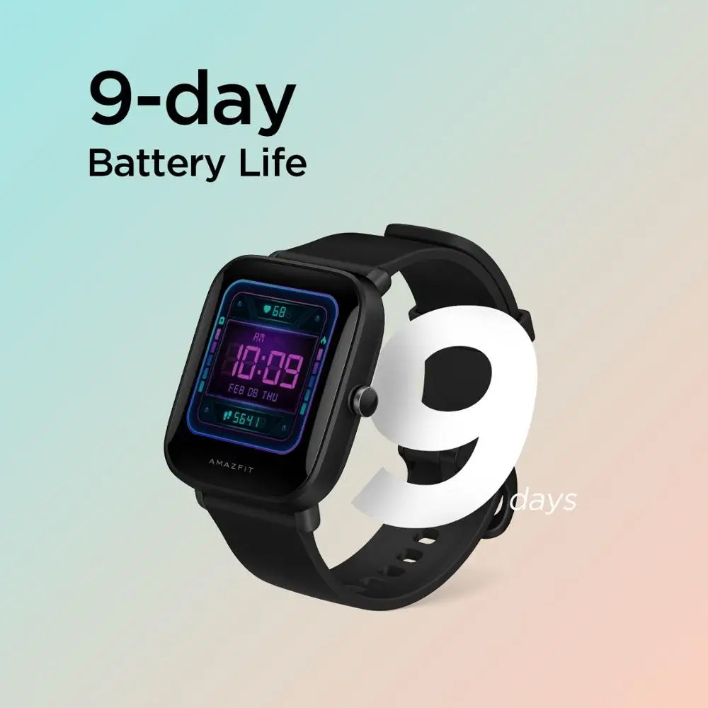 Global Version Amazfit Bip U Smartwatch Portuguese Fitness Track Watch 320*302 Resolution 60 Sport Modes Message Notification