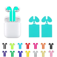Для Apple Airpods Air Pods модная наклейка на наушники ультратонкая защита от пыли наклейки аксессуары для наушников