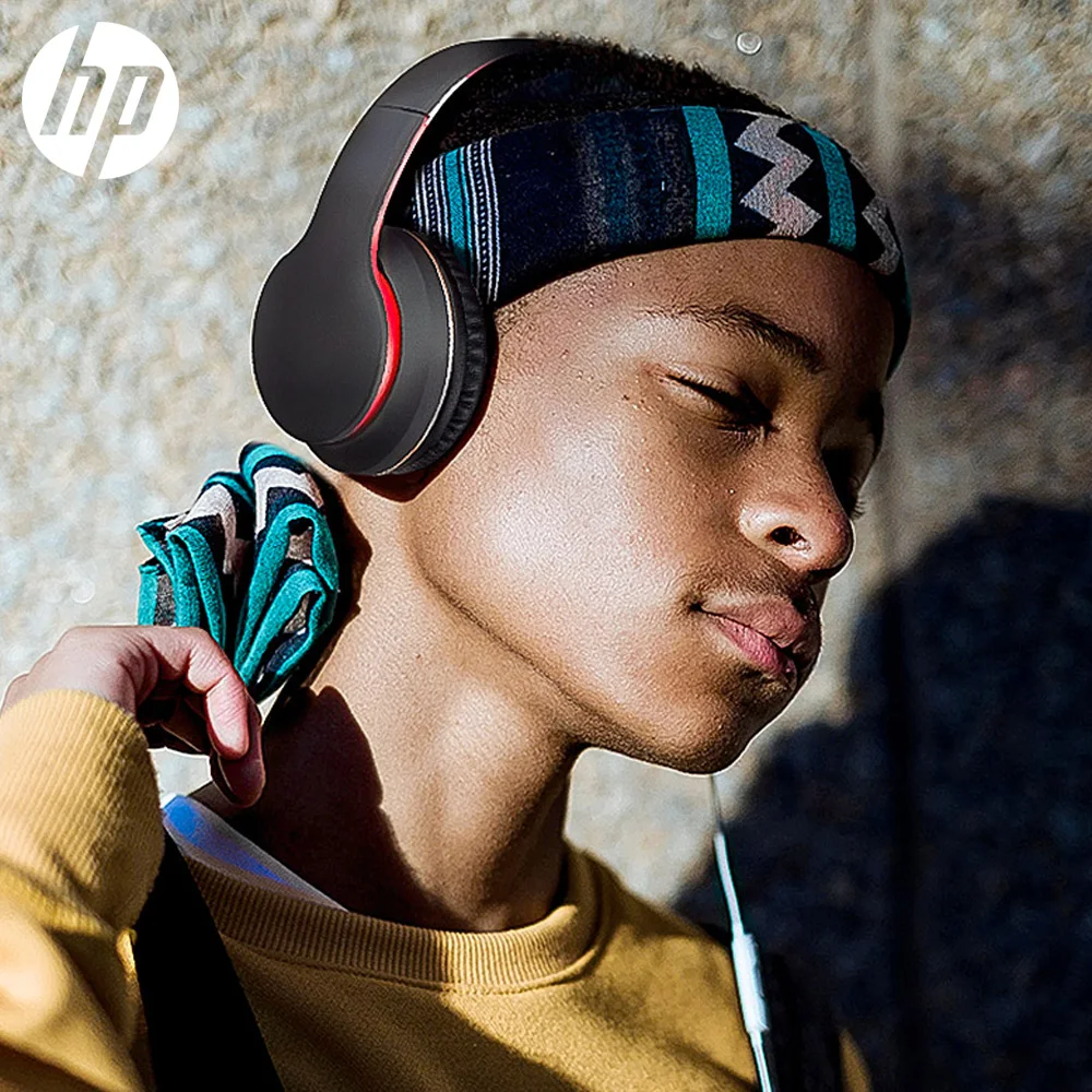 Беспроводные Наушники hp BH10 Bluetooth 5,0, музыкальные стерео наушники с глубоким басом, шумоподавляющая гарнитура для телефонов, активные наушники