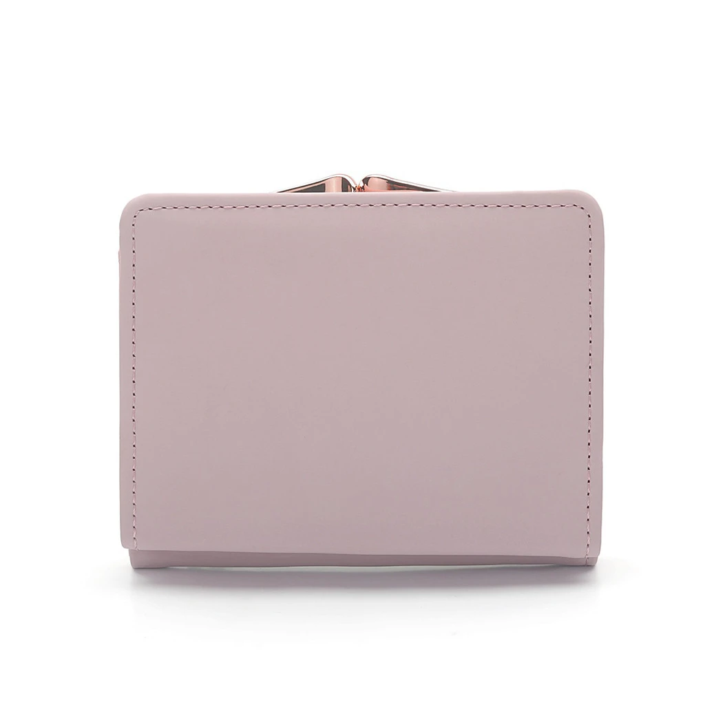 New Wallet Women Fashion Small Wallet Purse Female Magnetic Snap Money Bag Small Coin Pocket Credit Card Holder Bags 813