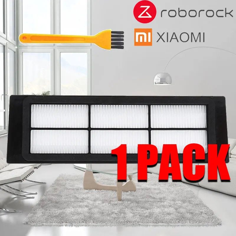 1pcs Улучшенная версия Водонепроницаемый моющийся hepa-фильтр для Mi Roborock подметания робот запчасти аксессуары Замена - Цвет: 1pcs