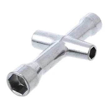 

Toys Accessory 4/5/5.5/7mm Cross Wrench Sleeve for Spanner M4 RC HSP 80132 for Model Car Wheel Tool