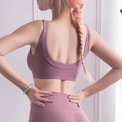 pink FlowerDance полная чашка спортивный бюстгальтер спортивный Топ для женщин ударопрочный спортивный бюстгальтер для бега - Цвет: pink