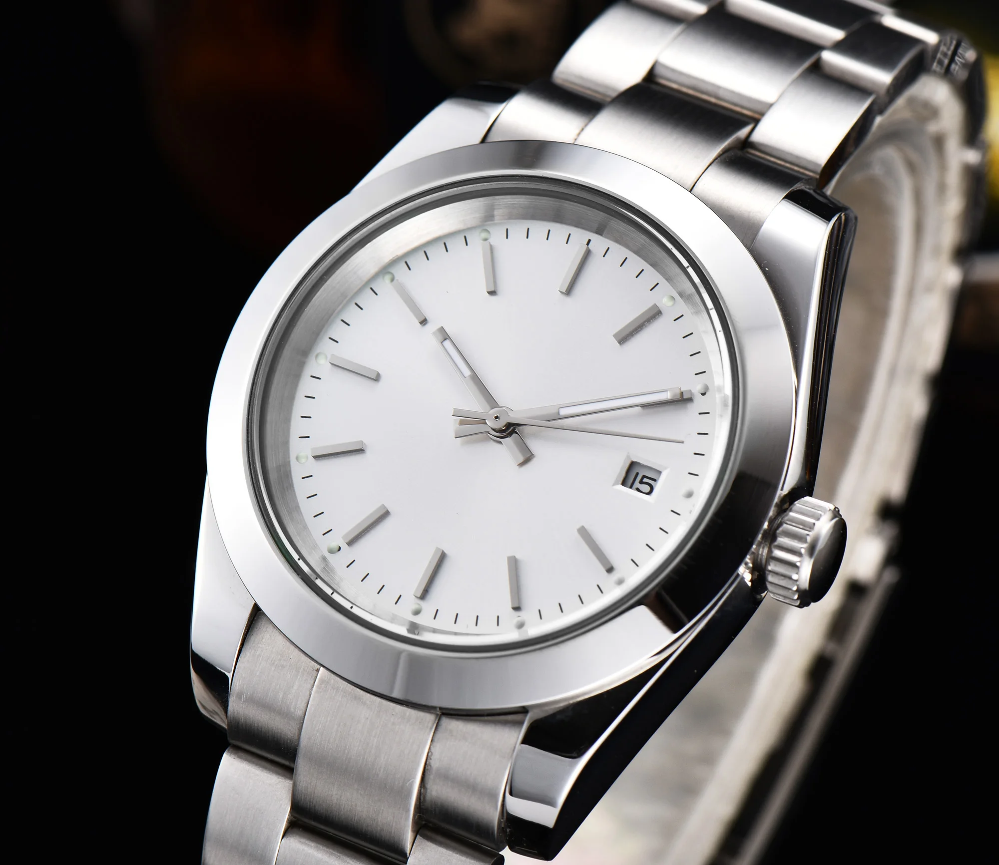 

watch men automatic watch mechanical watch Luminous waterproof 316L Solid stainless steel 40MM LLS844
