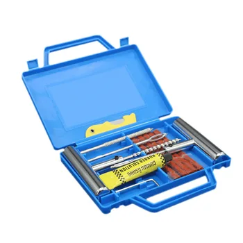 

12pcs Car Van Motorcycle Bike Emergency Heavy Duty Tubeless Tire Puncture Professional Repair Kit Plug Set Tyre Repair Kit