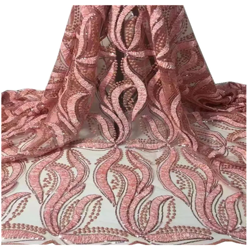 

Familiar 2022 Sequins French Lace Fabric High Quality Tulle African Lace Fabric For Wedding Nigerian Tulle Lace Material CD61251