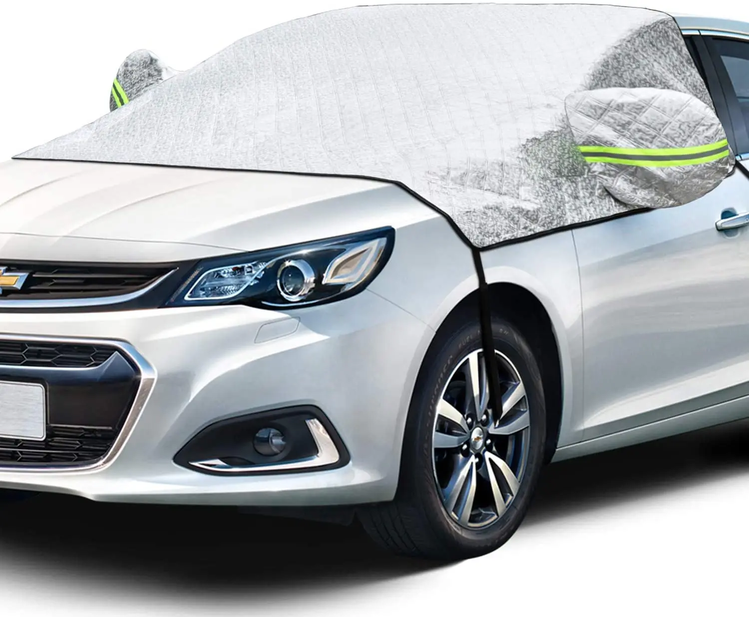 

Windshield Snow Cover, Car Windshield Cover for Ice and Snow 4-Layer Protection for Snow, Ice, UV and Frost Wiper Mirror Protect