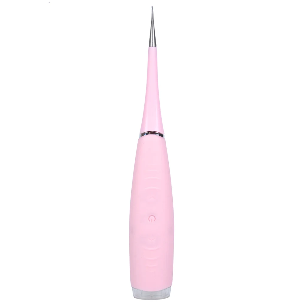 Pink no package Usb перезарядка Vibrition Sonic зубной скалер зуб Calculus удалитель от зубных пятен зубной камень очиститель инструмент отбелить зубы комплект чистые зубы - Цвет: Pink no package