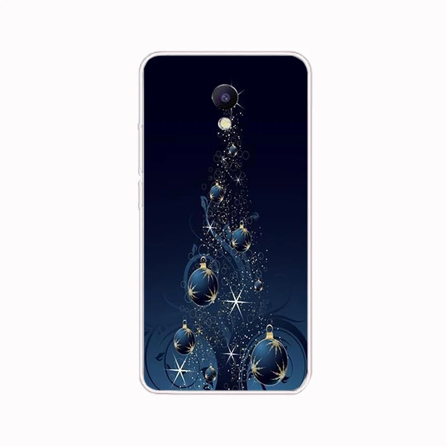 38SD Christmas holiday Tree New Year Soft Silicone Tpu Cover phone Case for Meizu M5 M5S M5C M6 M6S M6T Note Pro 7 Plus best meizu phone case brand Cases For Meizu