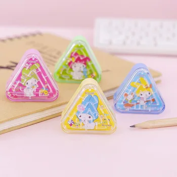 

1 PC Stationery Fun Maze Cartoon Color Double Knife Durable Pencil Pencil Sharpener Student Children Art Professional