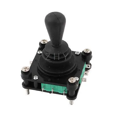 

AC 240V 5Amp 4NO 4NC Momentary 2.5mm Fixing Thread Joystick Switch