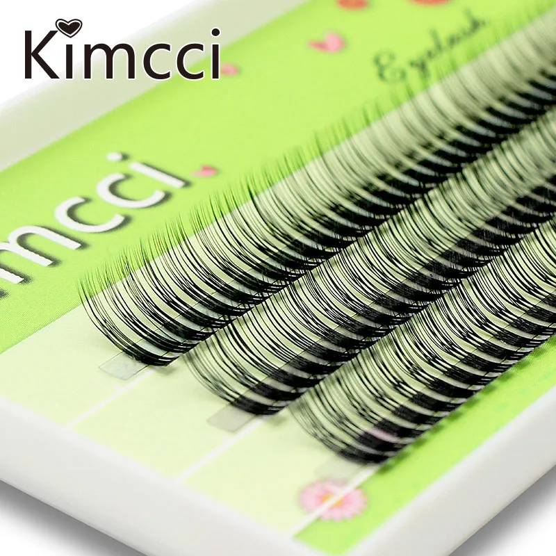 

Kimcci 120 Bundles 2 Layers 3D Volume Mink Eyelash Extension Natural False Individual Makeup Eyelashes Professional Lashes Cilia