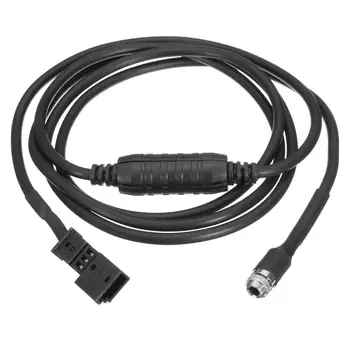 

3.5mm 3pin Female Audio Music AUX Cable Input Adapter For BMW BM54 E39 E46 E53 X5