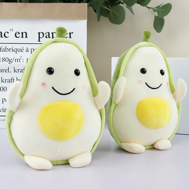 

New Creative Q Edition Butter doll Children's Toys Fruit Plush Filling Activities Gifts Cartoon Soft Down Cotton Avocado Dolls