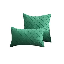 Modern Simple Nordic Pillow Cover Suede Check Luxury Cushion Cover