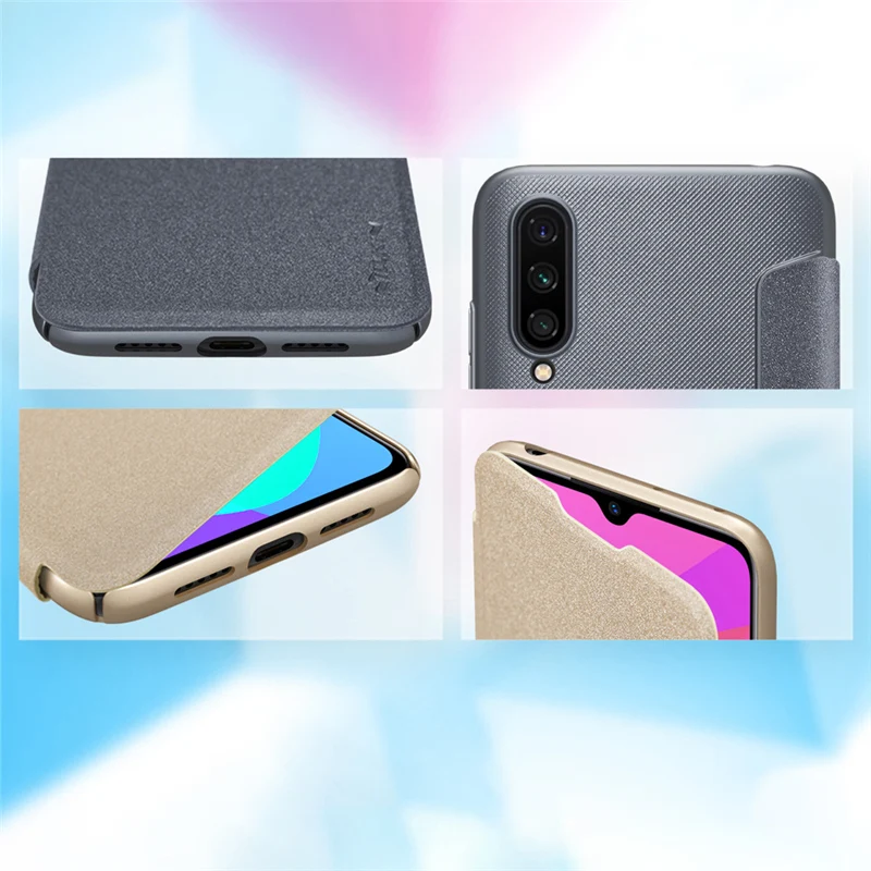NILLKIN для Xiaomi mi CC9 CC9e чехол для mi A3 чехол из искусственной кожи+ Жесткий ПК откидная крышка для Xiaomi mi CC 9 9e чехол противоударный