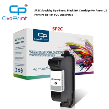 

Civoprint compatible SP2C Specialty Dye-Based Black Ink Cartridge for Anser U2 Printers on Hot PVC Substrates