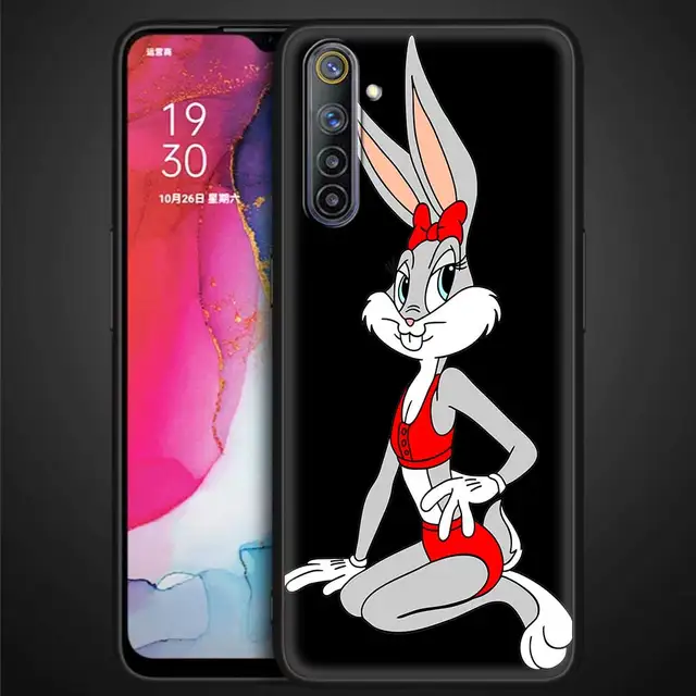 phone case For Redmi Note 9s 7 8t 9 8 10 9a 9c 9t K40 Pro coque Bumper tpu soft material Funny Cartoon Crazy Rabbit B08