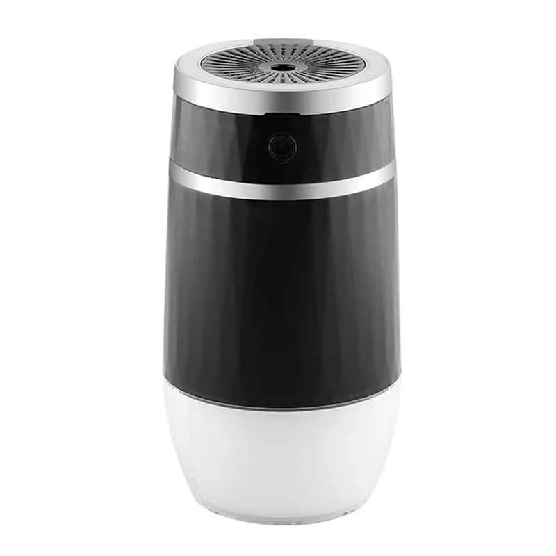 

300ML Air Humidifier with LED Night Lamp Mini Fan Aroma Essential Oil Diffuser USB Fogger Mist Maker for Home Office Car