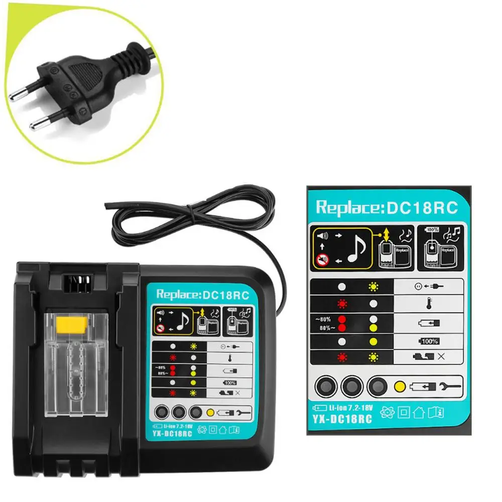 Новое быстрое зарядное устройство для литиевой батареи 3.0A Makita 14 4 V 18V батарея