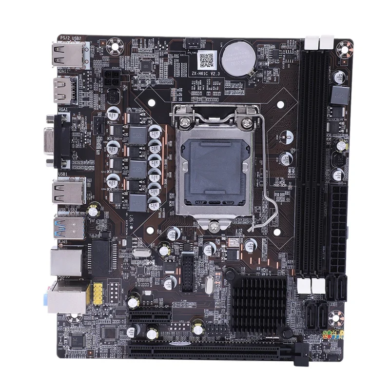 

Hongshuo Gaming Motherboard B75 LGA1155 DDR3 RAM USB3.0 USB2.0 SATA2 Board Support for Core I3 I5 I7 CPU Dual Channel Desktop Co