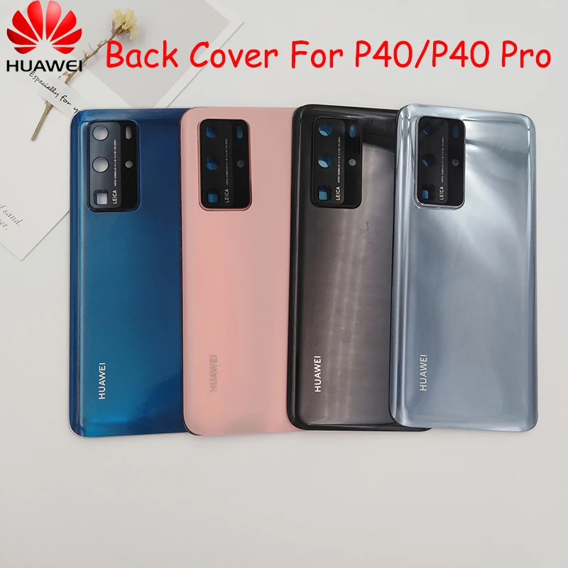 Оригинальная стеклянная задняя крышка батарейного отсека Huawei P40 P40Pro ремонт
