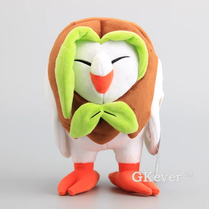 

23 cm Lovely Dartrix Plush Doll Soft Animal Toys Peluche Japan Cartoon Anime Pikachu Psyduck Series Dolls Women Kids Gift