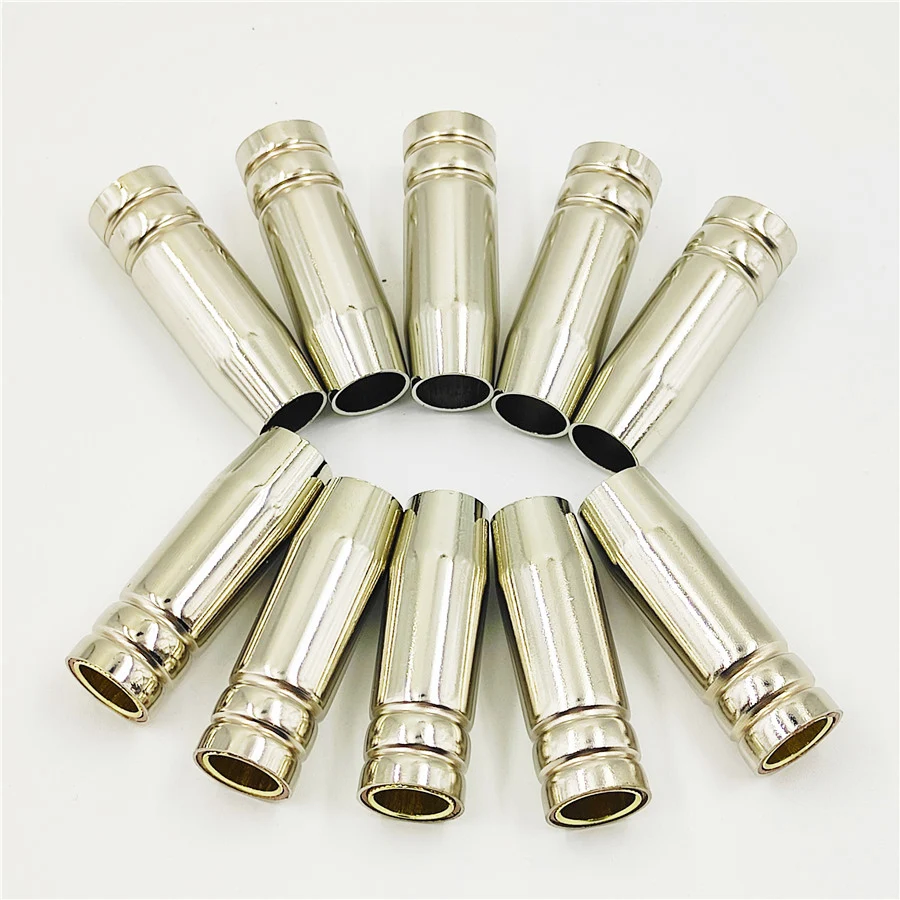 5/10PCS 15AK Gas Nozzle Euro Style MIG Welding Gun Tip Nozzle Shield Cup For MB-14AK/15AK MIG Welding Torch welding torch plasma cutter electrodes nozzles ceramic nozzle cups