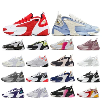 

White red Rainbow Triple Black Creamy Zoom 2K M2K running shoes Tekno Race Red Royal Blue Dark Grey men women sports sneaker