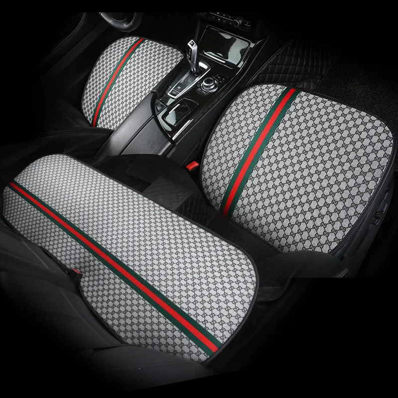 

Car Seat Cover Front Rear Cushion Breathable Seat Protector Mat Pad Universal Four Seasons
