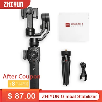 

ZHIYUN Smooth 4 Gimbal Stabilizer 3-Axis Handheld Gimbal For Smartphone and Action Camera