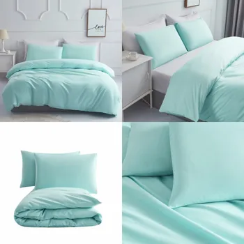 

230TC Bed linen cotton Solid color Parure duvet set bedding set bed set boho bed sheets bed cover sets duvet cover queen