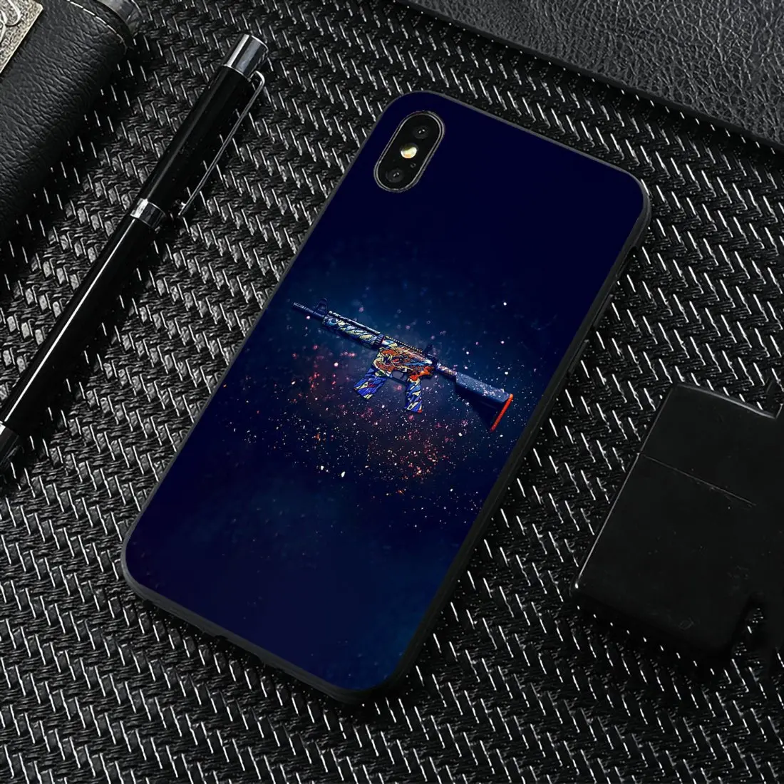 Мягкий ТПУ резиновый силиконовый чехол CSGO Огнестрельный дизайн для Samsung Galaxy A10 A30