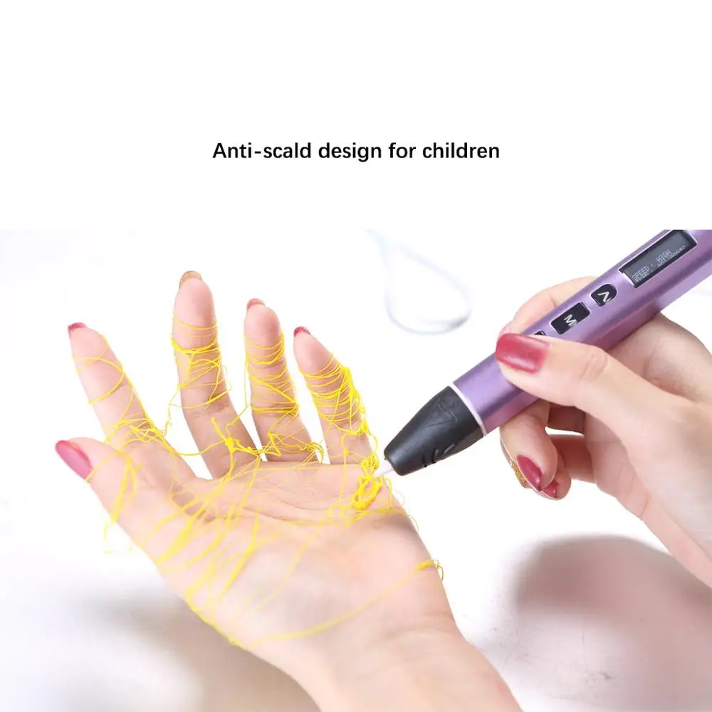 Ручка для 3d печати SIMAX с ЖК дисплеем детская нить рисования граффити бесплатным