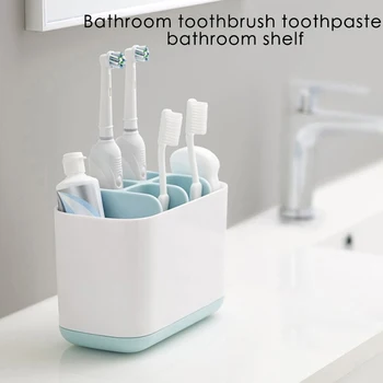 

1Pc Creative Traceless Stand Rack Toothbrush Organizer Electric Toothbrush Wall-Mounted Holder Space Saving Bathroom Accessories