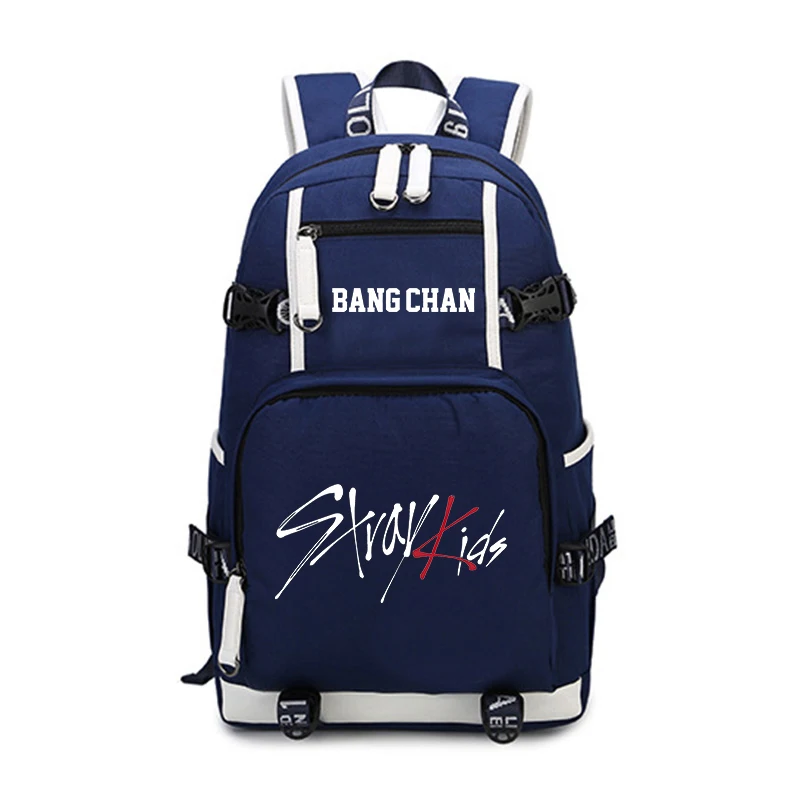 16 Mochila Kpop Stray Kids Backpack Women Laptop Backpack Fashion School Bags for Teenage Girls Boys Travel Bags Casual Rucksack - Цвет: 16