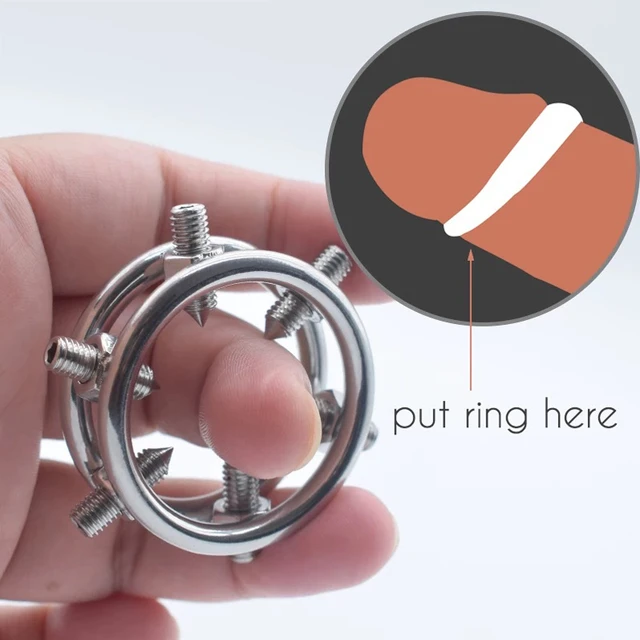 Stainless Steel Cock Ring Spike Lock Foreskin Penis Ring Adult Products  Metal Cock Ring Delay Ejaculation BDSM Sex Toys for Men - AliExpress