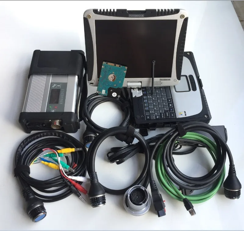 Mb sd c5 star диагностическое программное обеспечение,12 установка в toughbook CF-19 ноутбук cf19 сенсорный экран готов к использованию для автомобилей MB