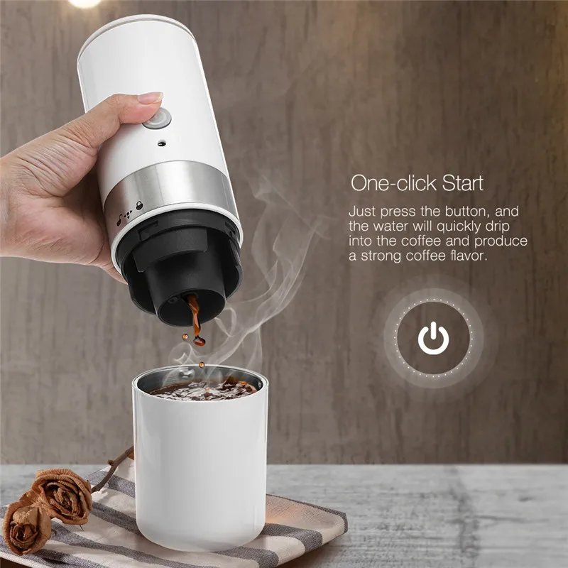 Digoo DG-CF01 Portable USB Electric Coffee Maker Automatic Coffee Machine Built-in Filter Cup For Home Travel Fast Drip Coffee