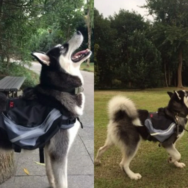 Собачий рюкзак для путешествий, тактический походный рюкзак для собак ...