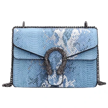 

Fashion Brand Women Bag Alligator PU Leather Messenger Bag Designer Chain Shoulder Crossbody Bag Women Handbag Bolso Mujer