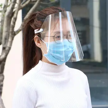 

5/10/20 Pcs Splash-proof Dust-proof Mask Head-mounted Transparent Protect Mask Pratical Protective Face Mask Full Face Mask