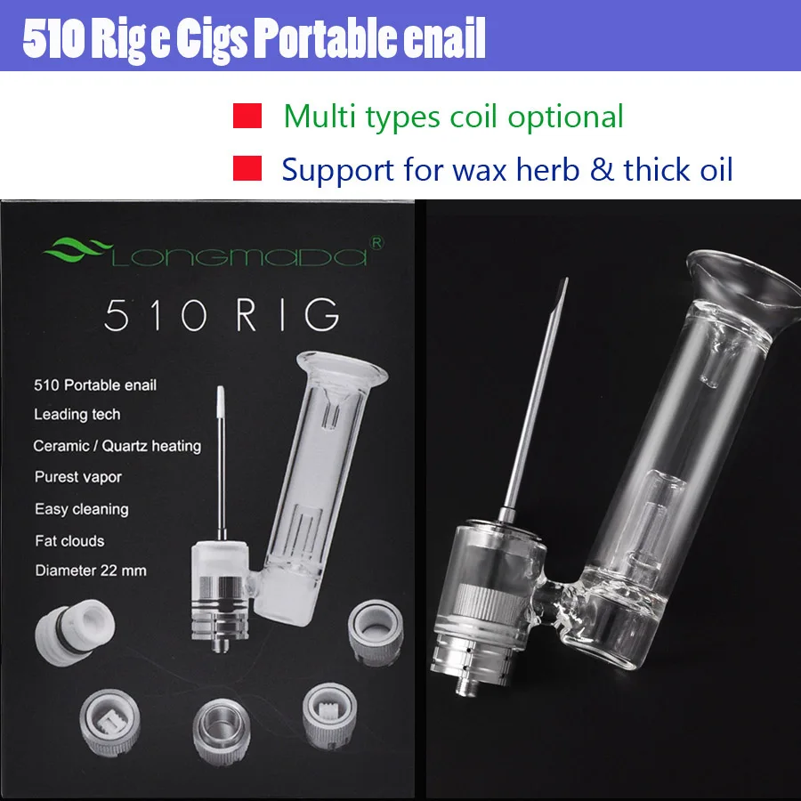 Longmada 510 Rig керамическая кварцевая нагревательная катушка чаша камера испаритель